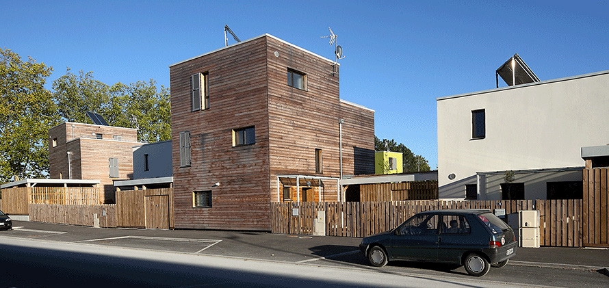 48 passive houses, Merlattes District, QE