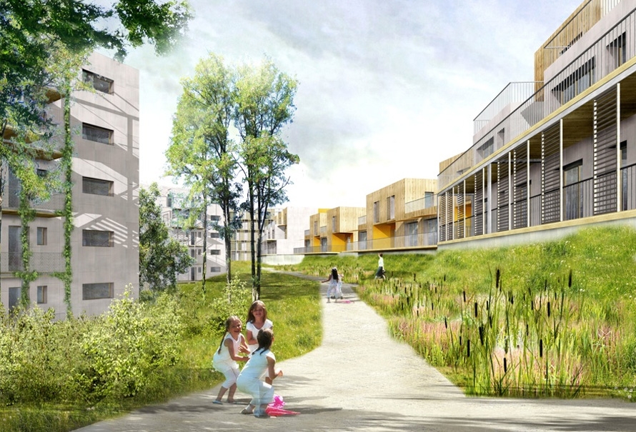 160 low-consumption homes, the Vecquerie Eco-district